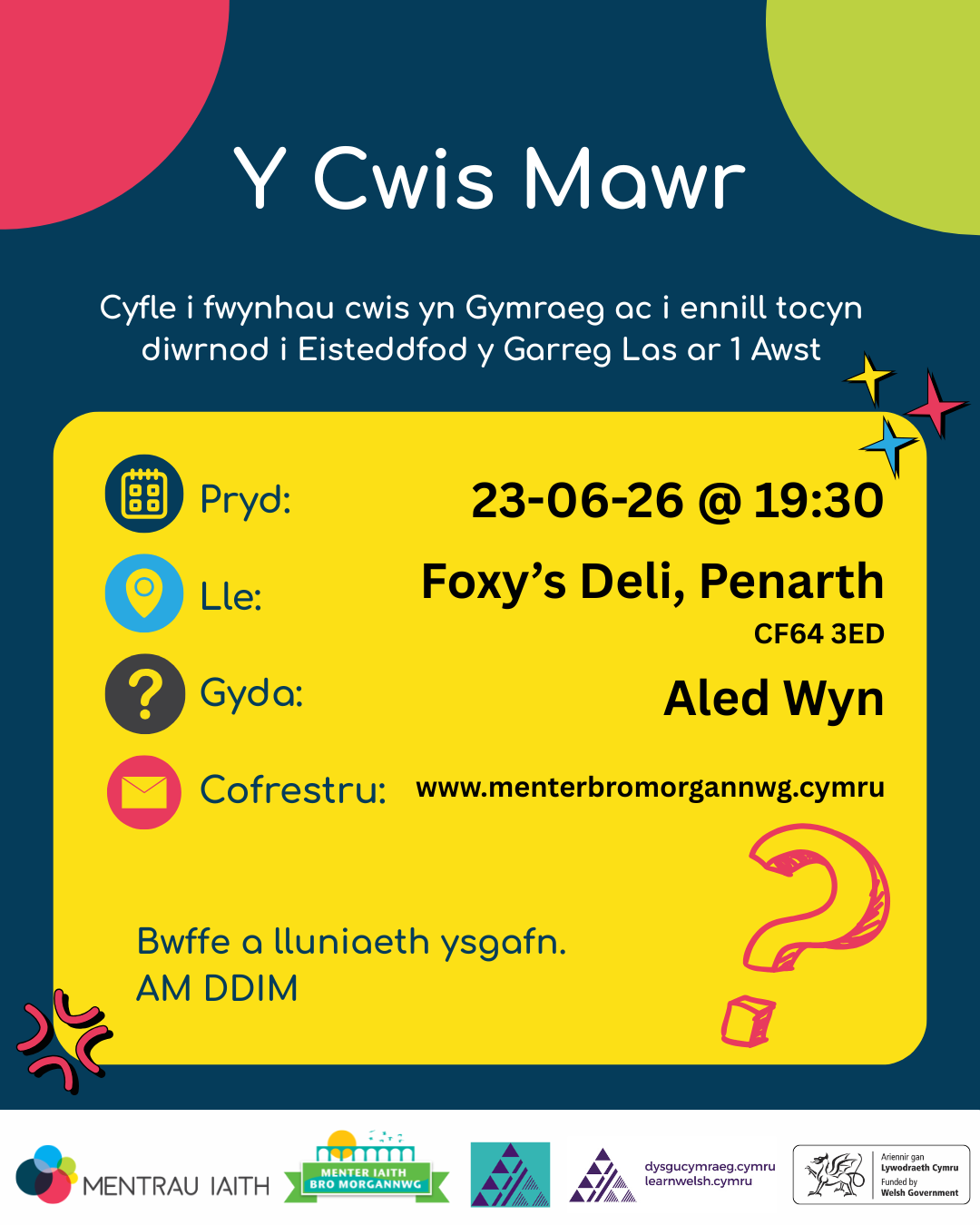 Y Cwis Mawr 2026